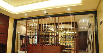 玫瑰不锈钢金隔断 酒店高端屏风的新选择